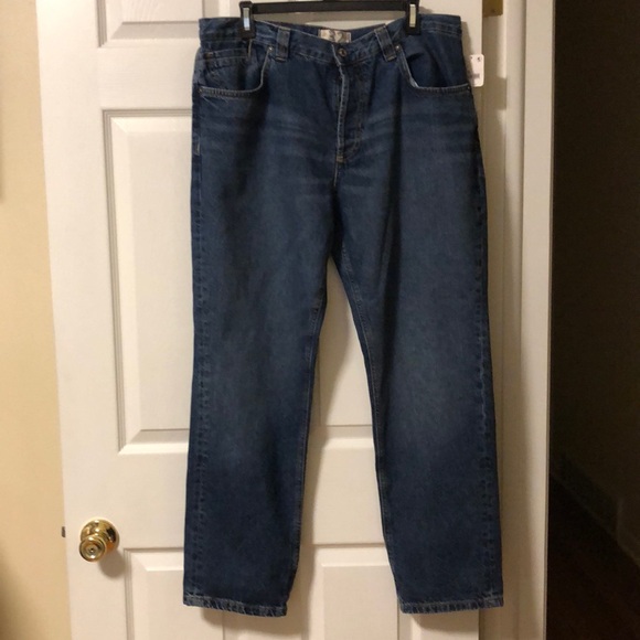 Free People Denim - NEW Womens Free People Curvy Low Rise Straight 32S